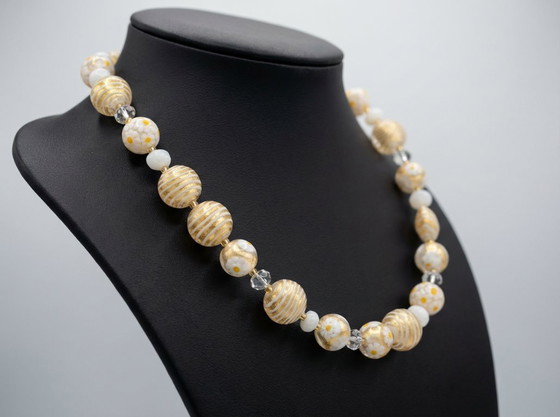 Image 1 of Collier « Fleur de Venise » – Verre de Murano et or