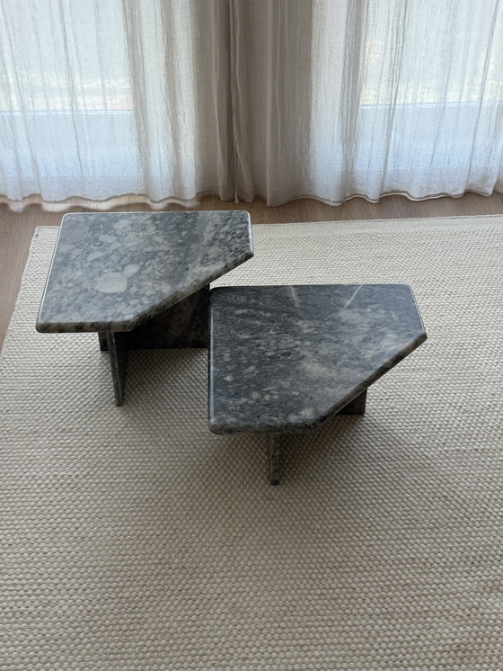 Image 1 of Vintage marmeren nesting tables
