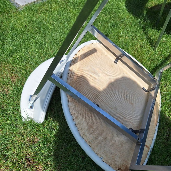 Image 1 of 4 chaises de salle à manger vintage Rudolf Wolf Meander Alpha