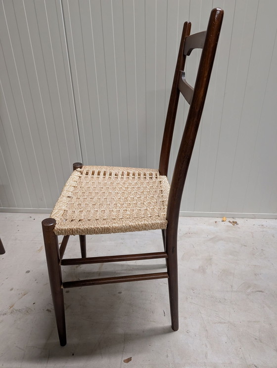 2 vintage kitchen chairs – Dining chairs, Textile, Wood (photo 9 of 15)