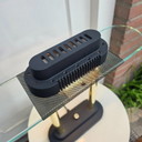 Lampada da scrivania vintage Penta di Robert Sonneman, George Kovacs. Dimmerabile, in ottime condizioni.