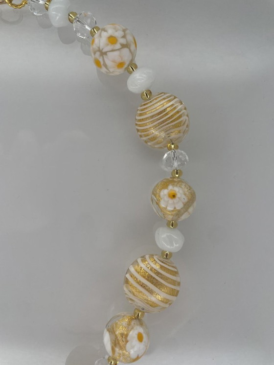 Image 1 of Collier « Fleur de Venise » – Verre de Murano et or