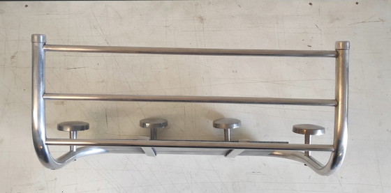 Image 1 of Art Deco style wall-mounted coat rack - mid-20th century