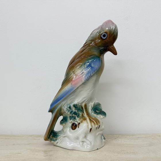 Image 1 of Vintage porcelain Parfume lamp bird , 1950s