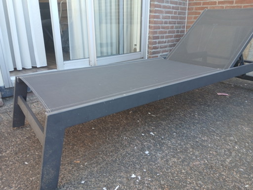 1 x Tumbona de jardín Lifestyle – ligbed tuin, Metal, Textile (photo 2 of 10)
