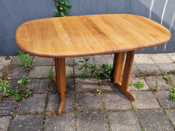 Image 1 of Danish extendable teak dining table 240cm