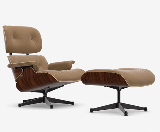Nwe Vitra Eames Lounge Chair + Ottoman Caramel Natural Leder – Fauteuils, Aluminium, Wood (photo 8 of 8)