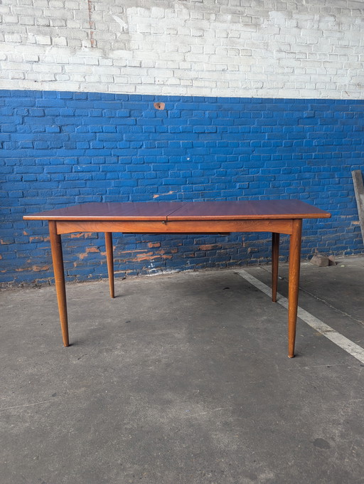 Vintage Dänischer Teak Esstisch 1960er Jahre