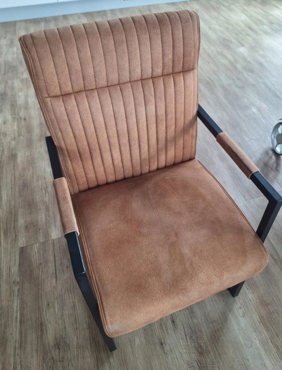 Image 1 of Set van 4 industriële eetkamerstoelen 