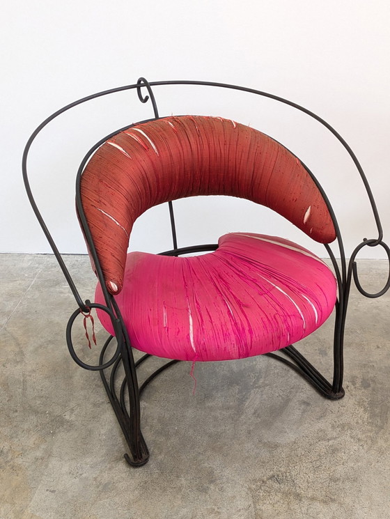 Image 1 of Driade - Cinzia Ruggeri & Francesco Soro - Armchair (2) - Megathon - Iron, Fabric