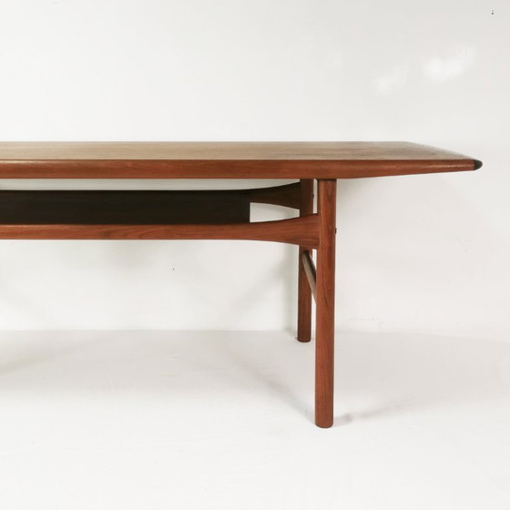 Mesa de centro de teca Mid-Century, Arrebo Møbler, diseñada por Robert Christensen, Dinamarca, años 60. (photo 4 of 15)