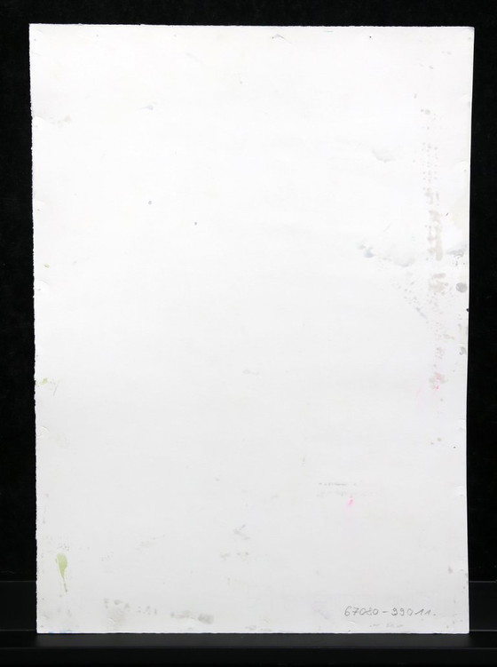 Image 1 of Berner, Bernd - zonder titel - 1999 - gouache op geschept papier - met de hand gesigneerd