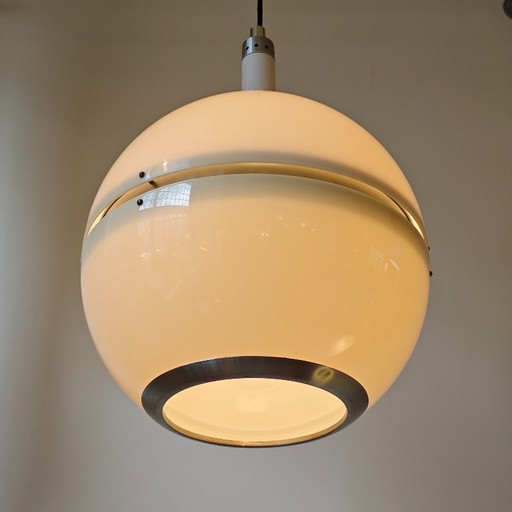 Lampada a sospensione vintage in plastica in stile spaziale