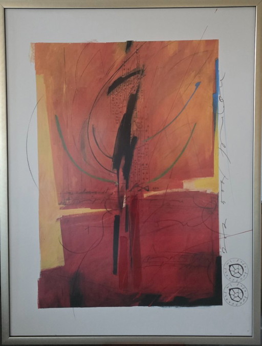 Litho, genaamd "Extase" van Kees Verkade – lithos zeefdrukken, Other (photo 2 of 5)