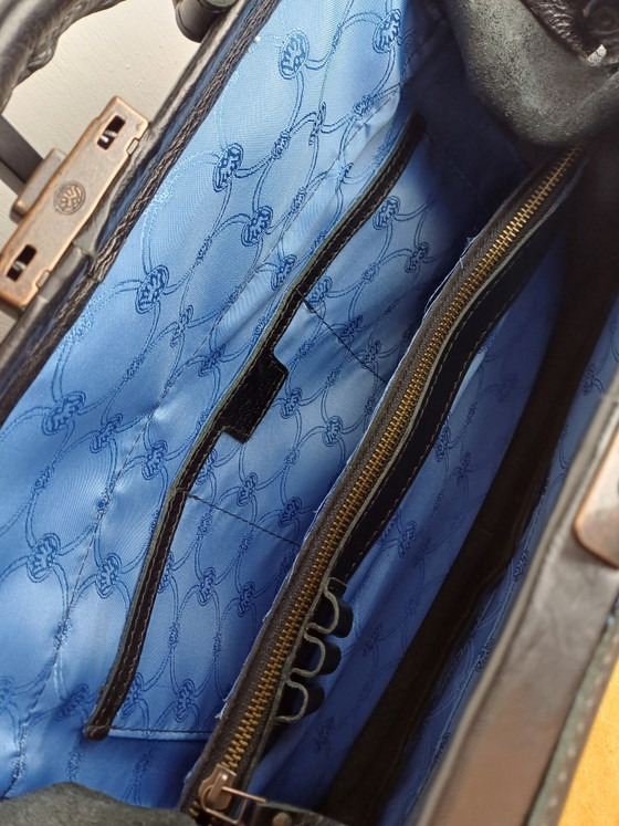 Zgan Medium Werktas Clippersluiting Zwart Fred de la Bretoniere – Laptoptassen, Calfskin (photo 8 of 10)