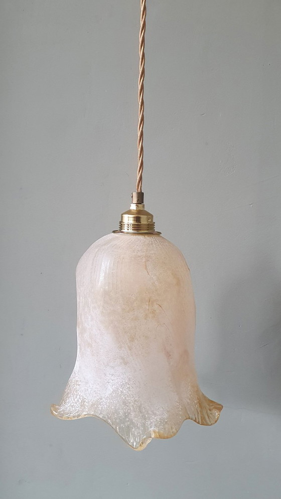 Image 1 of Set van 2 Vintage Murano hanglampen - Mid Century - Italy