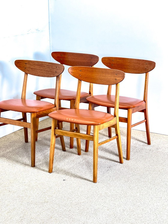 Image 1 of Sechs Farstrup Modell 210 Esszimmerstühle (2 Sets verfügbar)