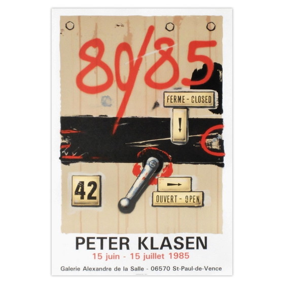 Image 1 of Peter KLASEN Expo - Saint Paul de Vence-poster 1985
