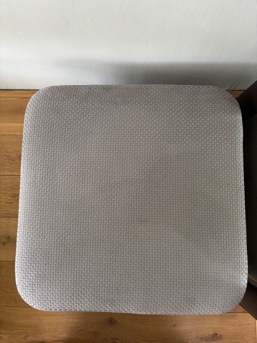 RAW Interiors leather pouf 80 x 80