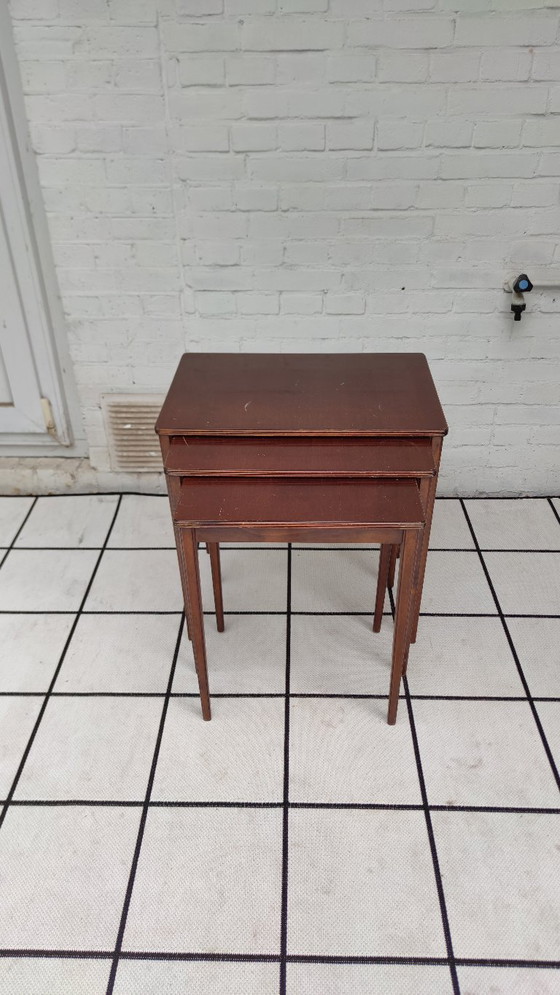 Image 1 of Mimiset / Tables gigognes / Tables gigognes - Teck - Danois