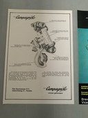 Vintage Campagnolo Poster Super Record Racefiets