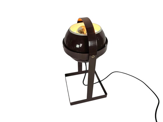 Image 1 of Space Age - 'Eyeball' Tafelspot - Metaal - 3e Kwart 20e Eeuw