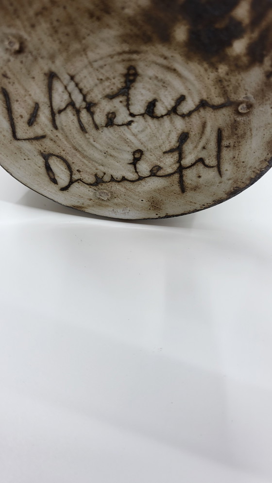 Image 1 of Jacques Pouchain Atelier Dieulefit Beige Ceramic Vase France Circa 1960