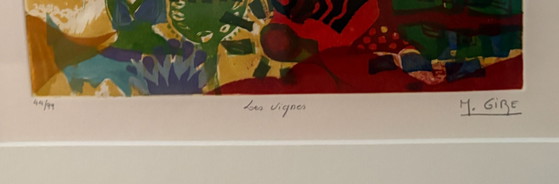 Muriel Gire – Diptych / Pendant – Hand-Signed and Numbered Print – Professionally Framed (photo 5 of 6)