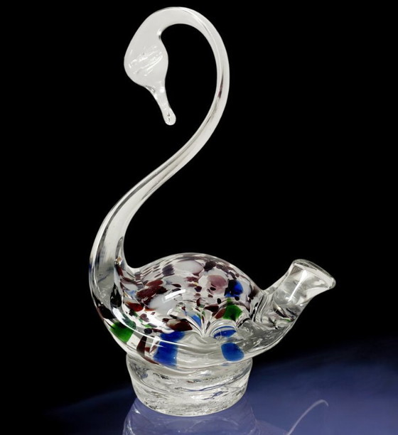 Image 1 of Satz von 3 originalen Muranoglas-Schwänen