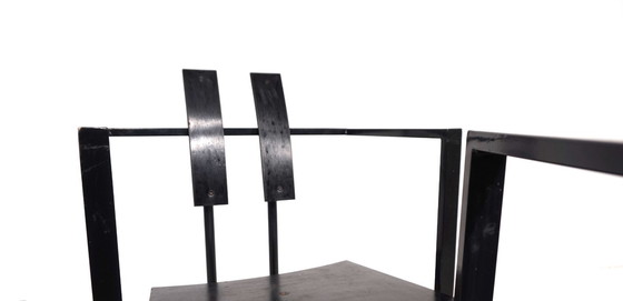 Image 1 of Ensemble de deux chaises de salle à manger KFF Trix Memphis par Karl Friedrich Förster, 1988