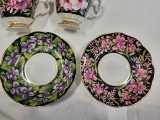 Image 1 of Set da caffè Royal Albert England Provincial Flowers