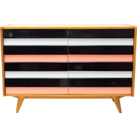 Image 1 of Vintage chest of drawers U-458 in beech by Jiri Jiroutek for Interier Praha, Czechoslovakia 1960s