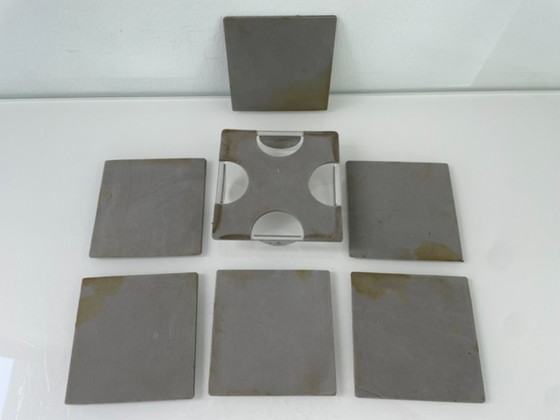 Image 1 of Ikea Groggy coasters (6 pieces) in holder