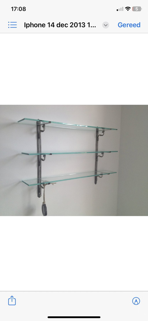 Vintage bathroom rack