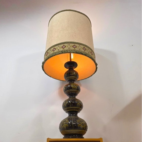 Image 1 of Kaiser bubble lamp 1960s original green shade