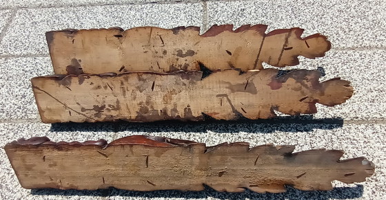 Image 1 of Cariatide scolpita in legno antico 3: Donna