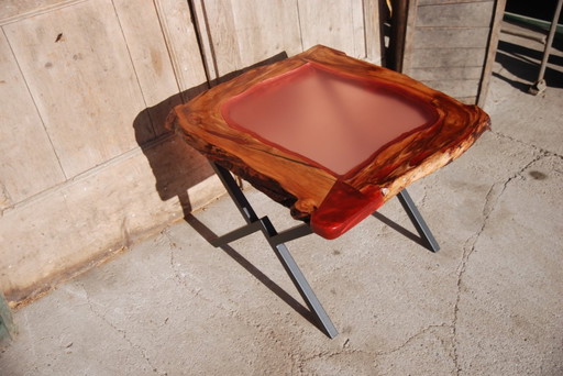 Coffee table in resina epossidica 