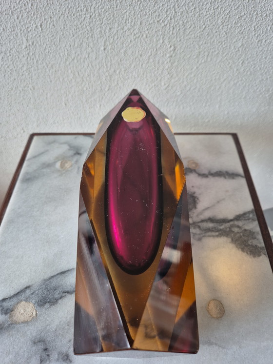 Image 1 of Murano glass vase by Flavio Poli, Italy, 1960