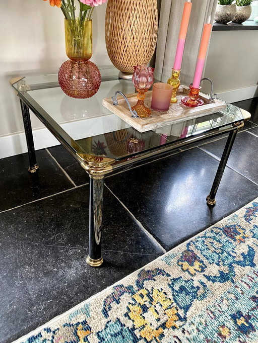 2x Mara glass coffee table