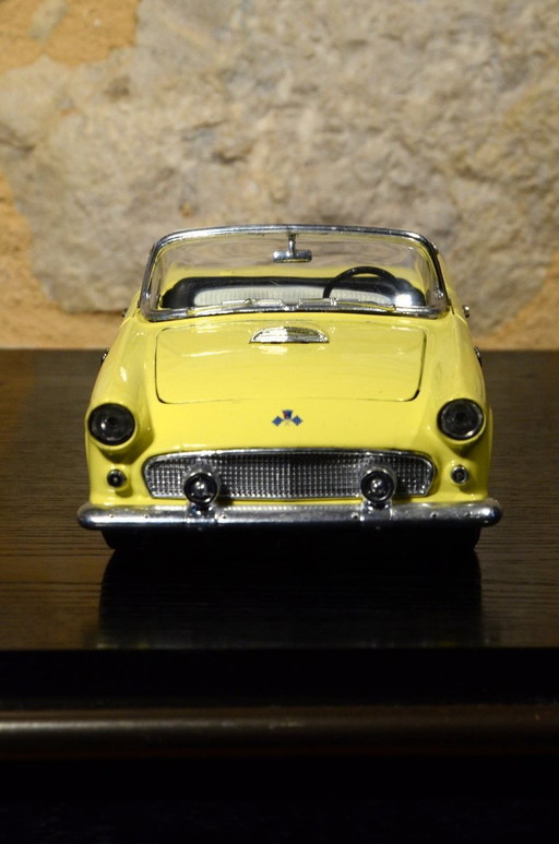 Ford Thunderbird Classic Bird, Baujahr 1955, im Maßstab 1:18, gelb – decoratieve objecten, Metal, Plastic