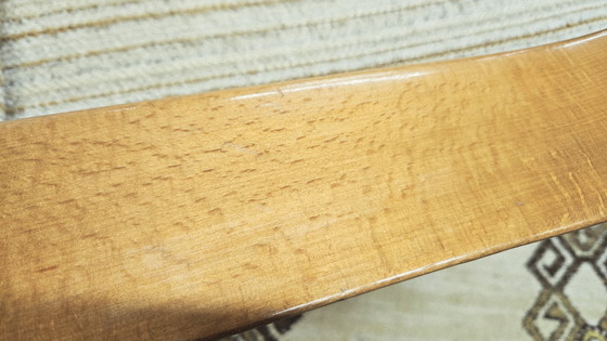 Image 1 of Divano scandinavo a 3 posti in tessuto bouclette 1960