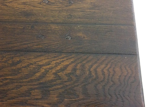 Image 1 of Großer Couchtisch aus Holz im brutalistischen Stil