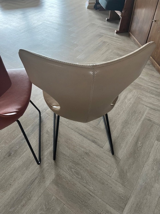 Image 1 of 3 Leolux Callas leather chairs