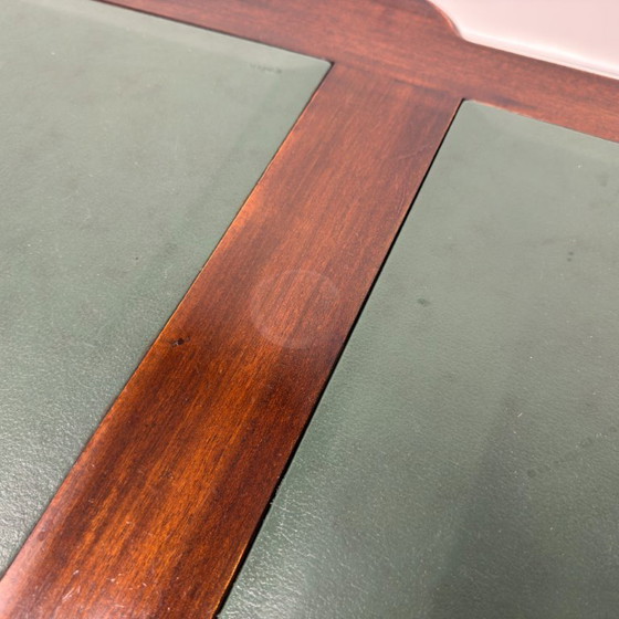 Scrivania inglese classica in pelle verde – Scrivanie, Leather, Wood (photo 19 of 21)