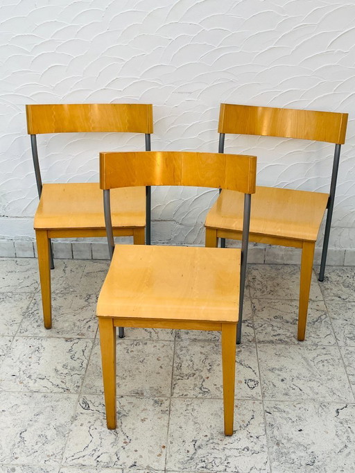 Ikea Nordisk stoel 1999, gemaakt in Italië, minimalistisch design