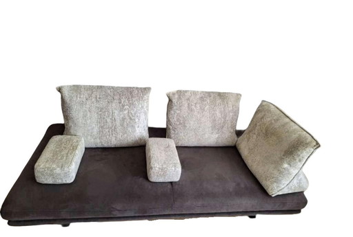 LIGNE ROSET 2-zitsbank model Prado 200x100 cm, Alcantara met 2 rugkussens (oorspronkelijke prijs € 4.100,00) - zo goed als nieuw