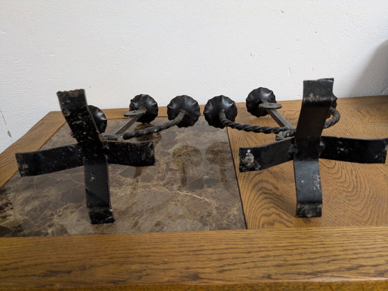 Image 1 of 2 x wrought iron candlesticks