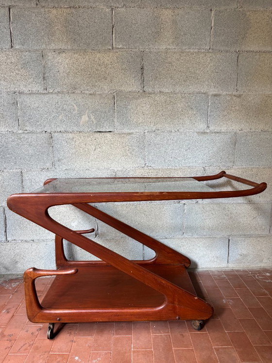 Image 1 of Vintage Italiaanse serveerwagen