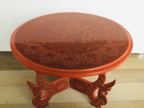 Image 1 of Tavolo laccato birmano