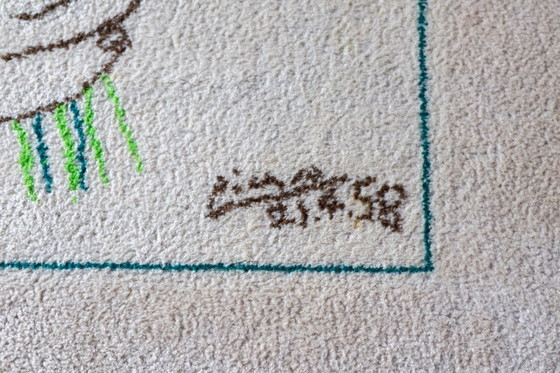 Image 1 of ALFOMBRA DESSO TAPIZ PICASSO LE BOUQUET PARIS EDICIÓN 1958/1997